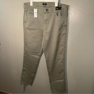 NWT Express Men’s Hyper Stretch Straight Jeans Olive